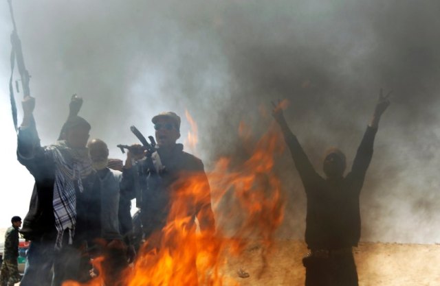 rebel fighters libya benghazi rebels
