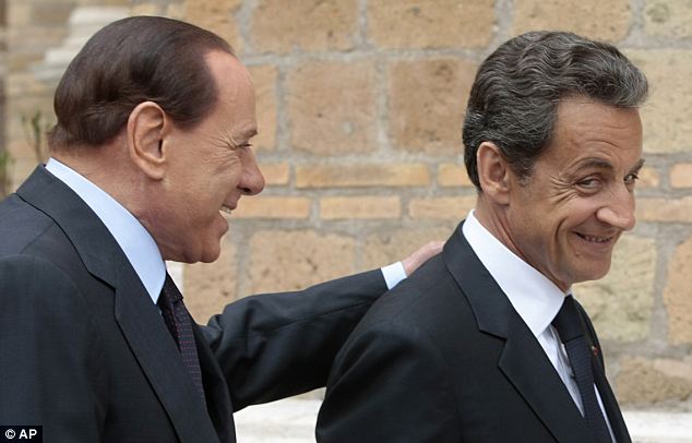 Sarkozy Berlusconi Tunisia Tunisia France