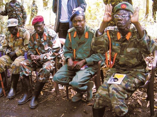 LRA Kony and commanders