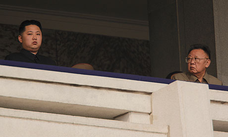 Kim Jong-il (right) and his successor and son, Kim Jong-un (Photo: Dan Chung/Guardian) human rights in North Korea