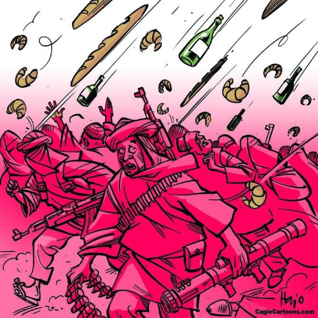 France's intervention will amount to much more than wine and baguettes.