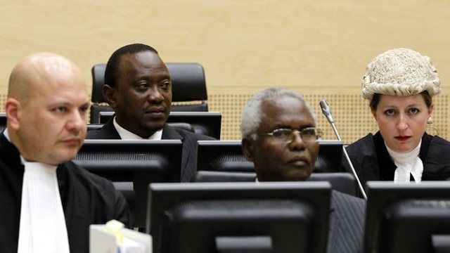 Kenyatta at the ICC (Photo: ICC)