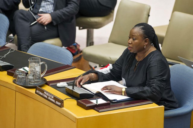 Fatou Bensouda speaking at the UN Security Council (Photo: UN)
