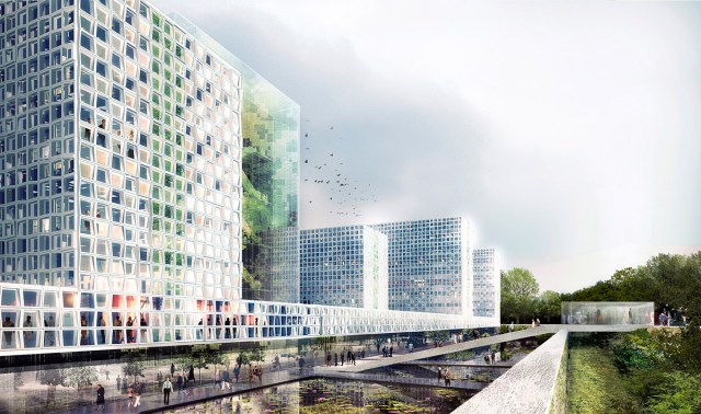 A rendition of the ICC's future premises, currently under construction. 