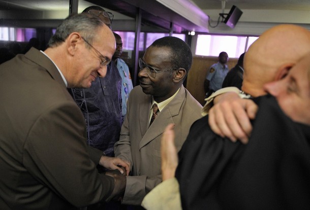 Kabiligi following his acquittal at the ICTR (Photo: Tony Karumba / AFP / Getty Images) 