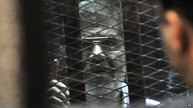 Mohamed Morsi is currently on trial. He faces allegations of inciting the killing of protesters near the presidential palace in 2012. (Photo: AP)