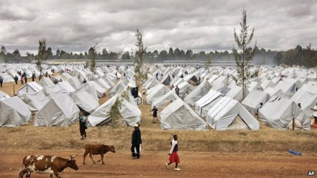 An IDP camp in Kenya (Photo: AP)