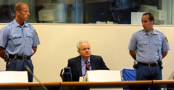Slobodan Milosevic at the ICTY (Photo: ICTY)