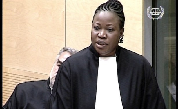 Fatou Bensouda with her predecessor, Luis Moreno-Ocampo (Photo: ICC)