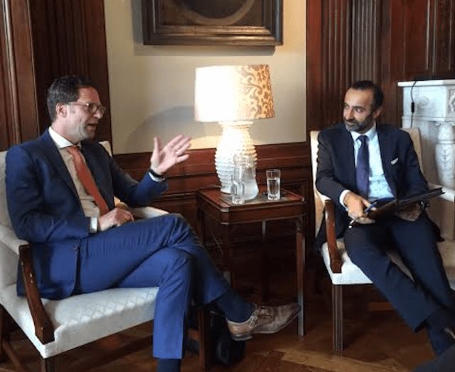 ICC Registrar Herman Von Hebel speaks with Shehzad Charania