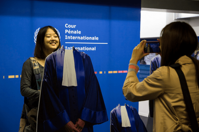 Visitors at the International Criminal Court (Photo: ICC)