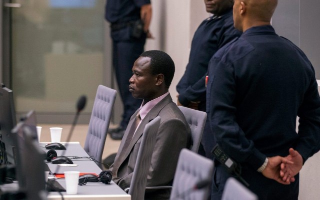 Dominic Ongwen during pre-trial proceedings at the International Criminal Court (Photo: ICC)