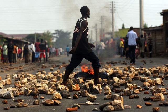 Political violence erupted when President Pierre Nkurunziza sought a third term. (Photo: BBC / Getty)
