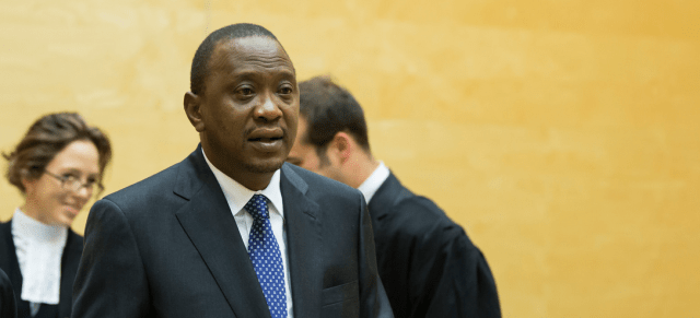Kenyan President Uhuru Kenyatta attends hearings at the International Criminal Court in October 2014 (Photo: ICC Flickr)